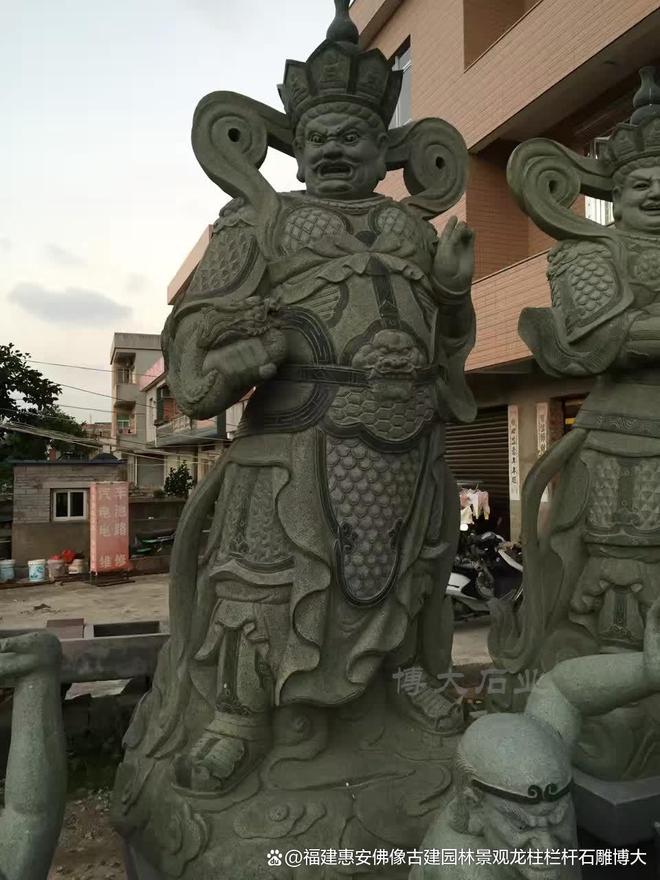 石雕四大天王在桥梁中的应用案例(图4)