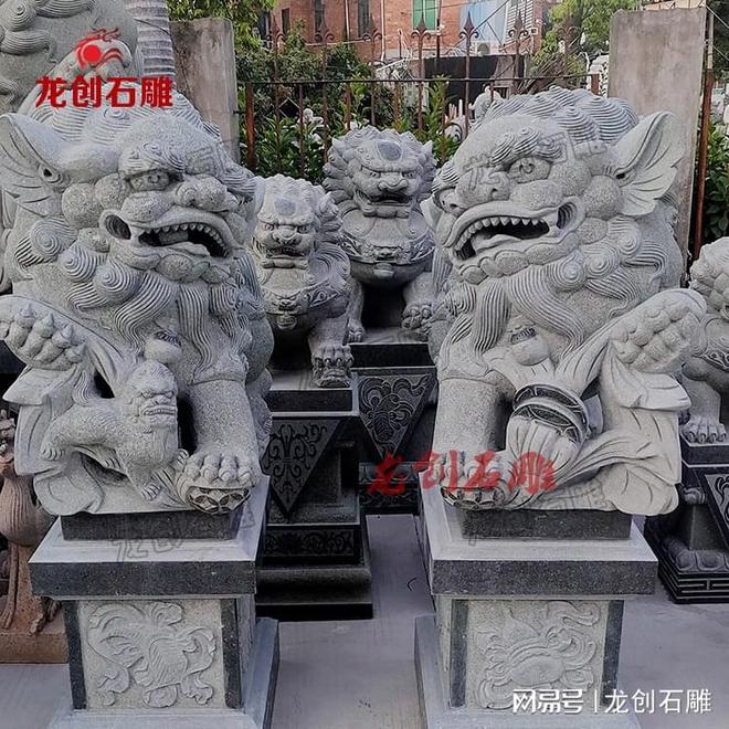 石雕献钱狮子的雕刻工艺(图1)