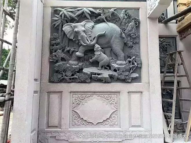 九游体育：潮汕祠堂石雕风格图片集：领略传统雕刻之美(图4)