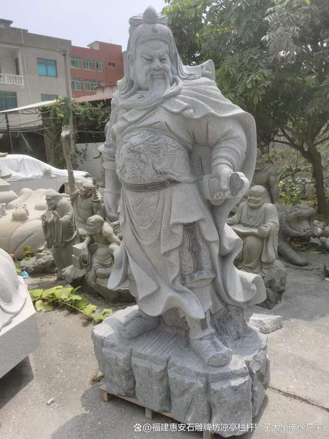 石雕关公在现代建筑中的复古(图3)