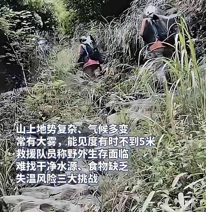 九游体育网站：救援称山区地带危险可能会面临失温饥饿风险(图17)