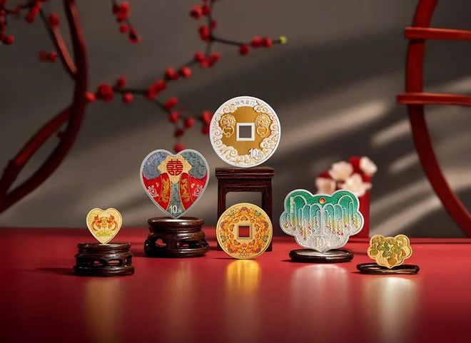 九游体育：2025吉祥文化金银纪念币永结同心和瑞气盈门行情上涨！(图2)