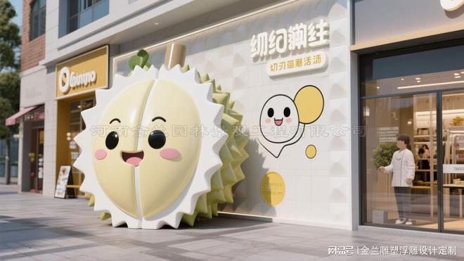 九游体育网站：店面卡通网红卡通雕塑定制：塑造店面的流量密码(图3)