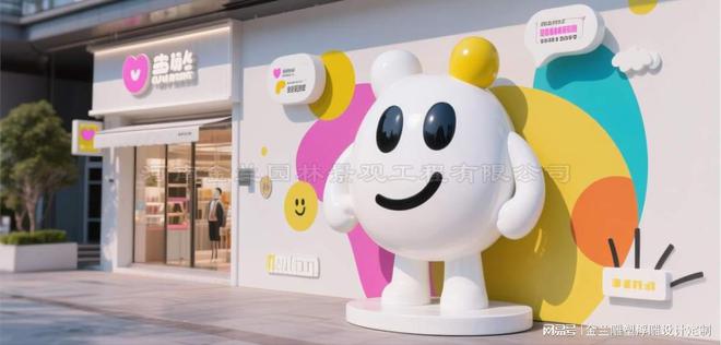 九游体育网站：店面卡通网红卡通雕塑定制：塑造店面的流量密码(图6)
